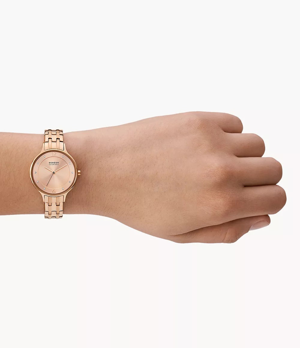 SKW3128 Reloj Skagen para dama pulsera de acero inoxidable