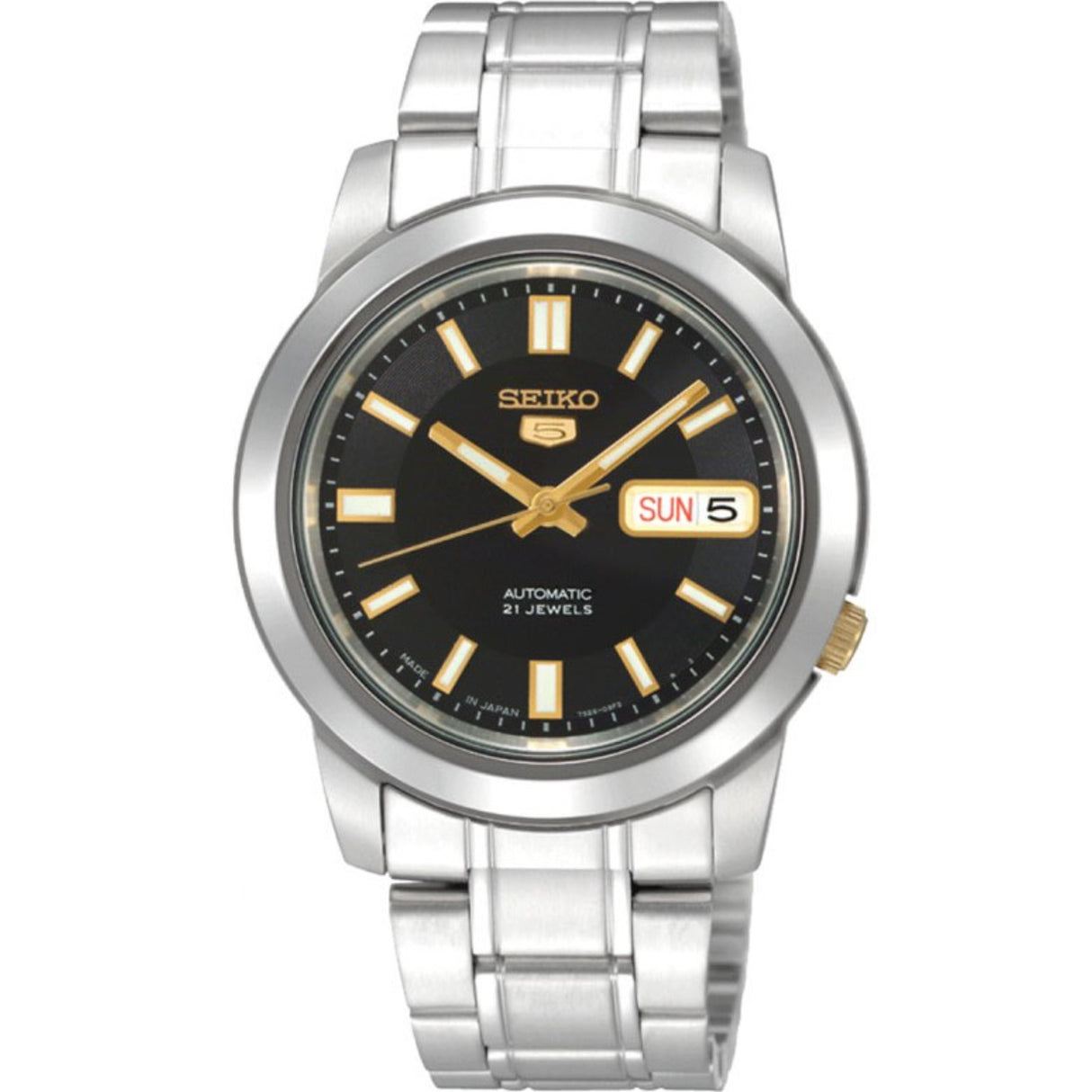 SNKK17K1 Seiko 5 caballero pulsera de metal