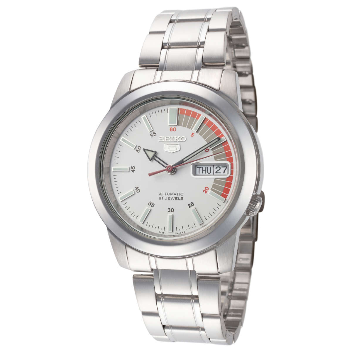 SNKK25K1 Reloj Seiko Serie 5 de caballero pulsera de acero inoxidable