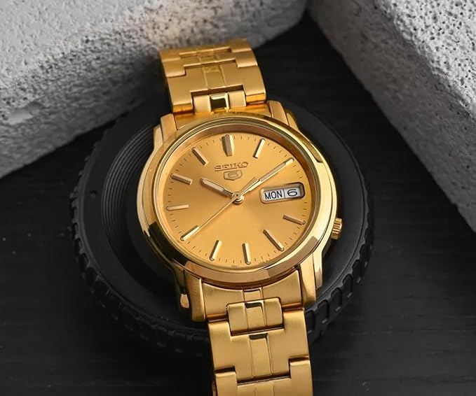 SNKK76K1 Reloj Seiko 5 de hombre pulsera de metal 37 mm