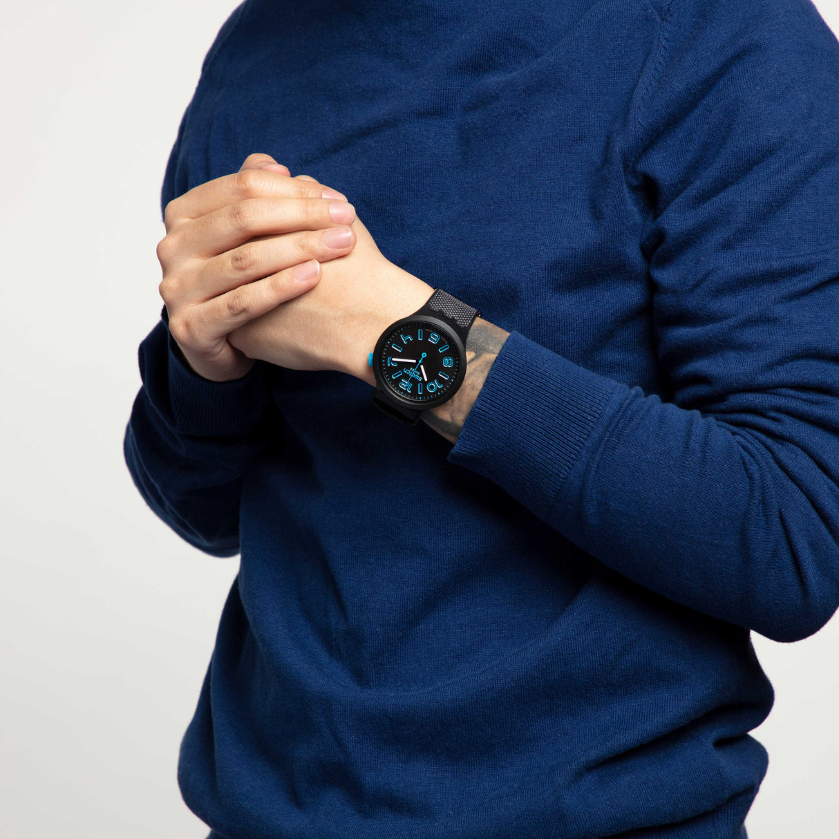 SO27B118 Reloj Swatch Big Bold de hombre correa de caucho