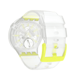 SO27E103 Reloj Swatch Yellowinjelly de caballero pulsera de caucho