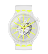 SO27E103 Reloj Swatch Yellowinjelly de caballero pulsera de caucho