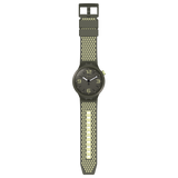 SO27M102 Reloj Swatch BBBlanco unisex correa de silicona