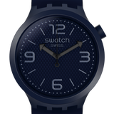 SO27N100 Reloj Swatch BBNavy unisex correa de silicona 41 mm