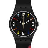 SO28B705 Reloj Black Carousel Squares de hombre correa de resina