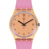 SO28O401 Reloj Swatch Coral Dreams unisex banda de caucho