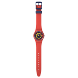 SO28R702 Reloj Swatch Concentric Red unisex pulsera de caucho