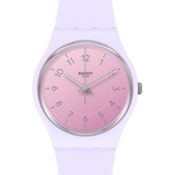 SO28V100 Reloj Swatch unisex correa de caucho análogo 34mm