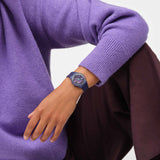 SO28V102 Reloj Swatch Photonic Purple unisex correa de silicona