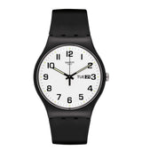 SO29B703 Reloj Swatch Análogo Unisex pulsera de Caucho