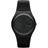 SO29B706 Reloj Swatch Black Rebel de hombre pulsera de caucho