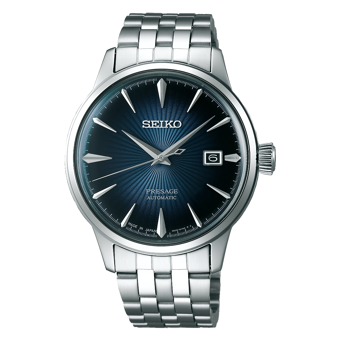 SRPB41J1 Reloj Seiko Presage de hombre pulsera de metal 40 mm