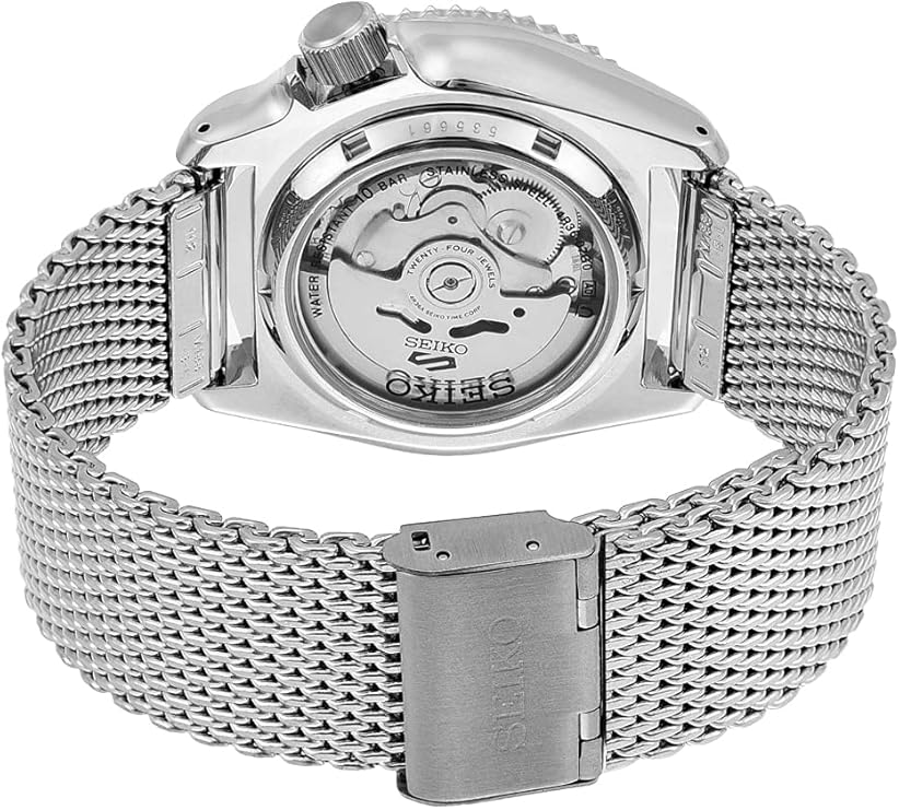 SRPD67K1 Reloj Seiko 5 para caballero pulsera mesh