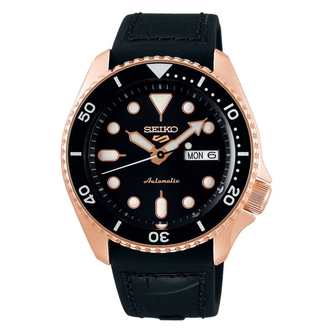 SRPD76K1 Reloj Seiko para caballero pulsera de cuero