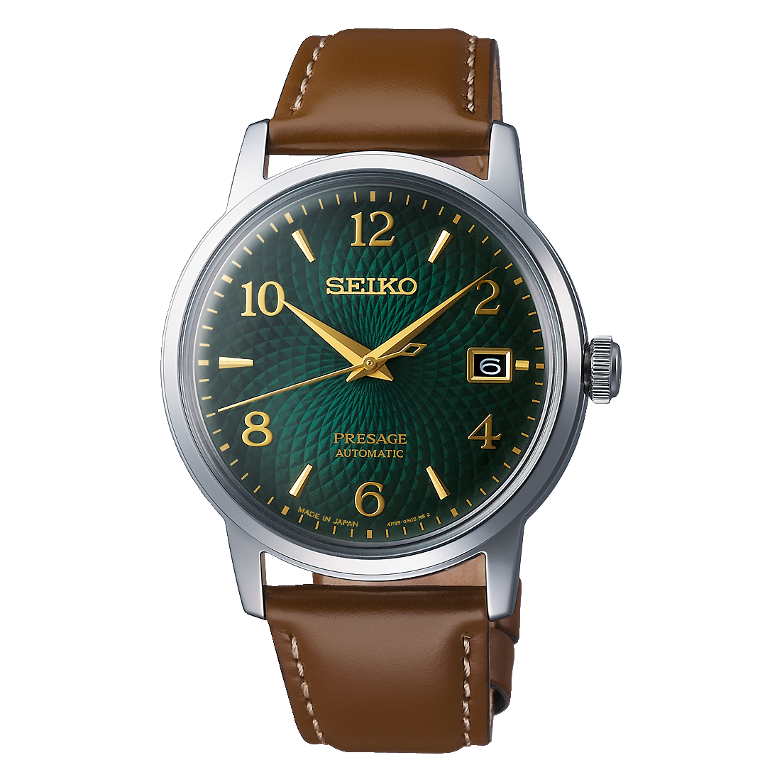 SRPE45J1 Reloj Seiko Mojito de hombre banda de piel 45 mm
