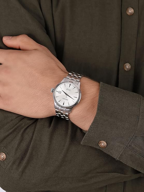 SRPG23J1 Reloj Seiko Presage de hombre pulsera de metal
