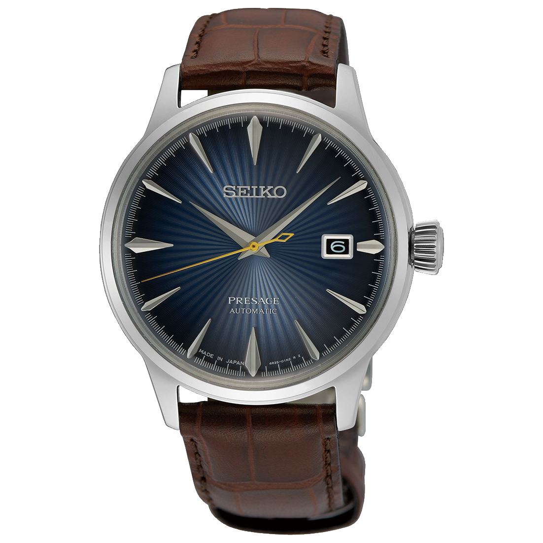 SRPK15J1 Reloj Seiko Presage Cocktail de caballero pulsera de piel