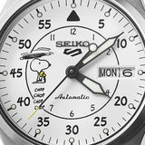 SRPK27K1 Reloj Seiko 5 Snoopy Parachute de hombre correa de cuero