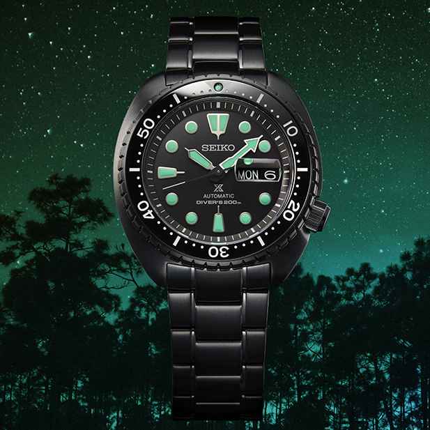 SRPK43K1 Reloj Seiko Prospex Black Series de hombre correa de metal