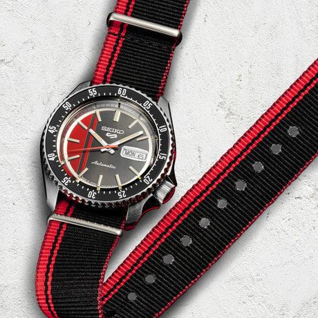 SRPK71 Reloj Seiko 5 Sports de hombre pulsera de tela