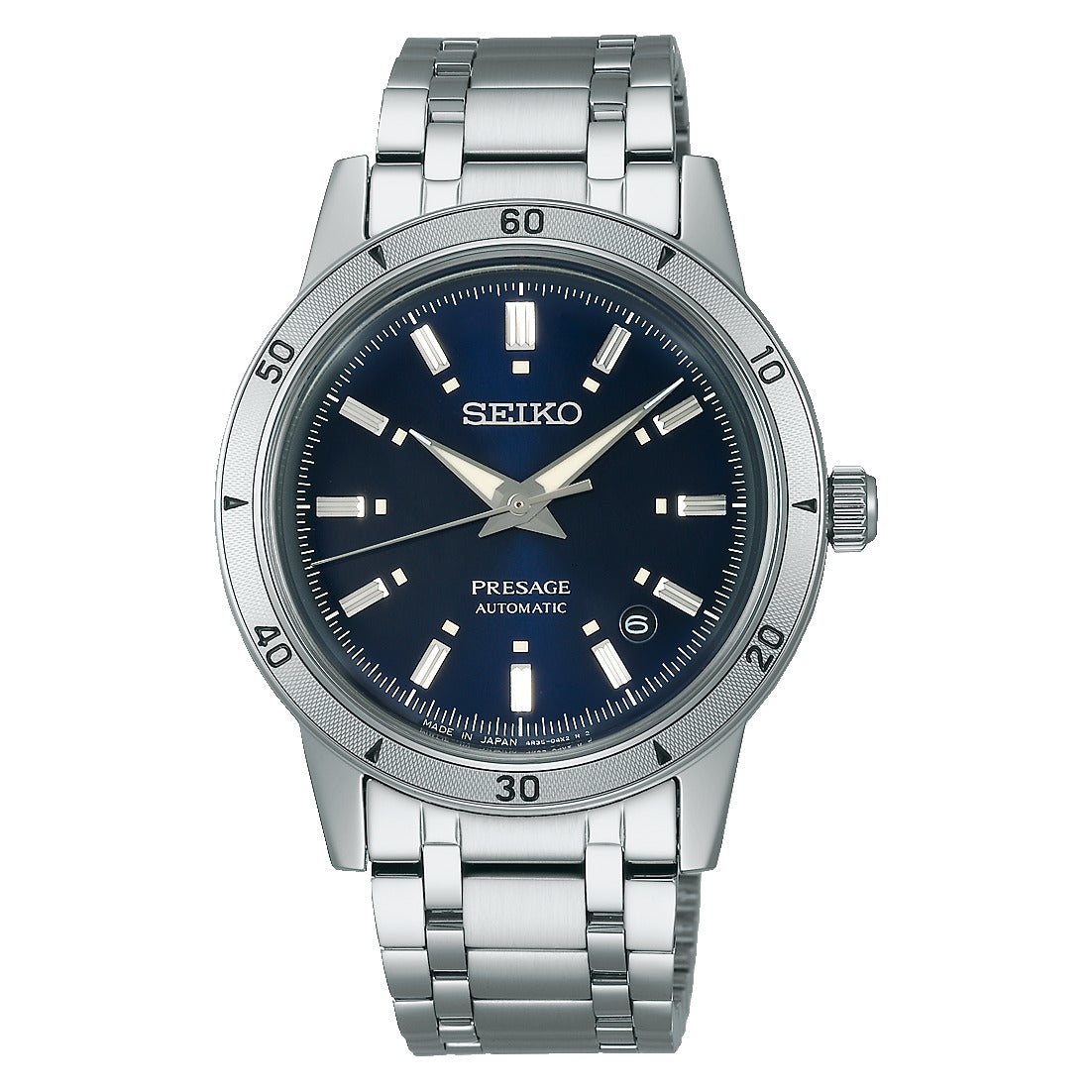 SRPL07J1 Reloj Seiko Presage de caballero correa de metal
