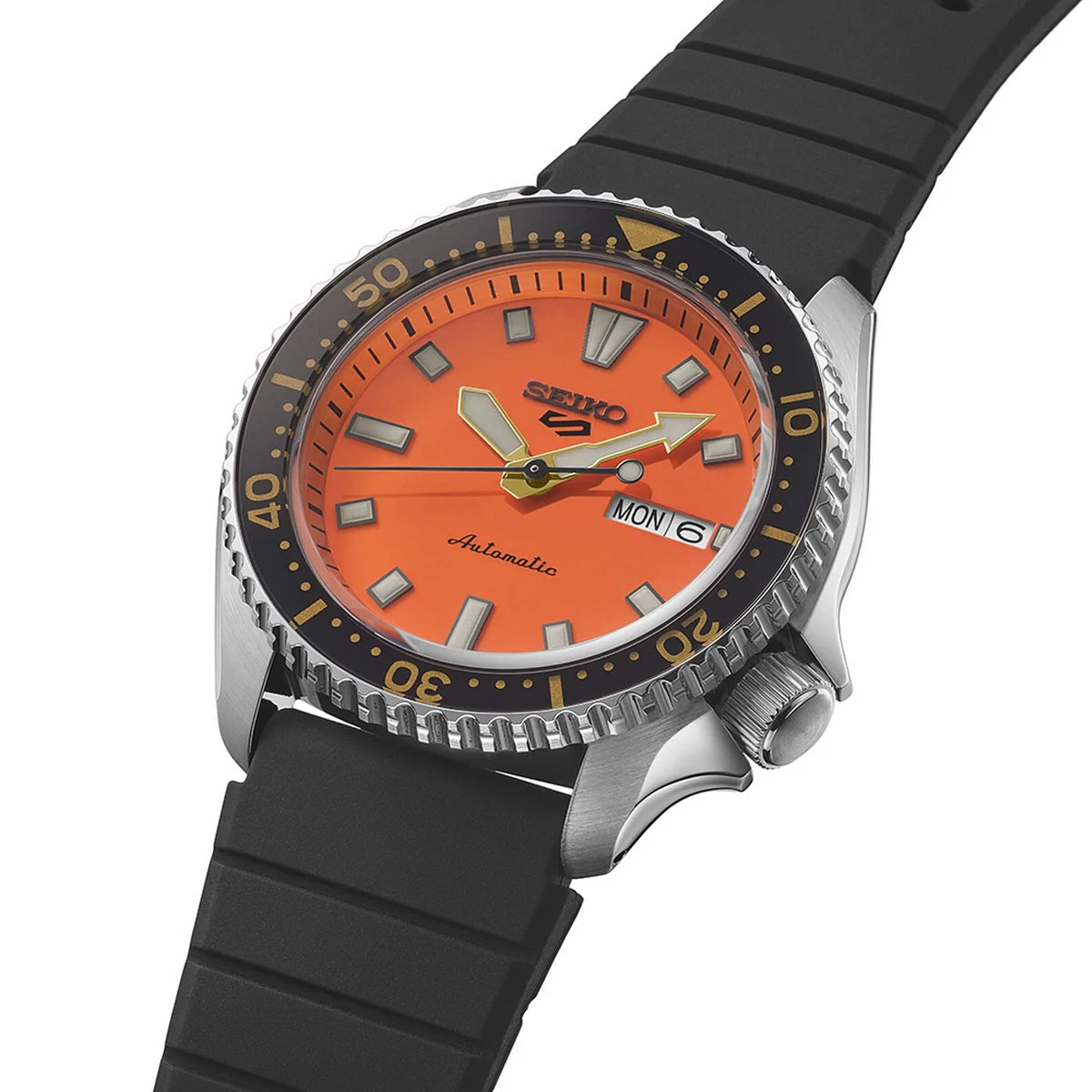 SRPL89K1 Reloj Seiko 5 Sports de hombre pulsera de caucho 42 mm