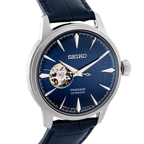 SSA405J1 Reloj Seiko Presage Cocktail de hombre para hombre pulsera de piel