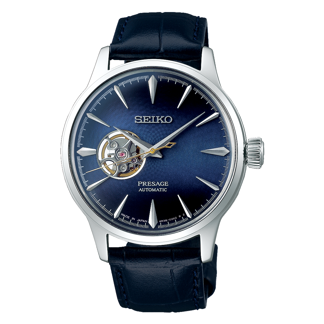 SSA405J1 Reloj Seiko Presage Cocktail de hombre para hombre pulsera de piel