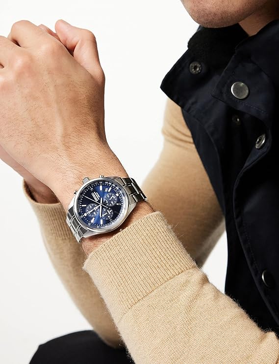 SSB377P1 Seiko Chronograph de hombre pulsera de metal