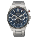 SSB407P1 Reloj Seiko Chronograph de caballero pulsera de acero inoxidable