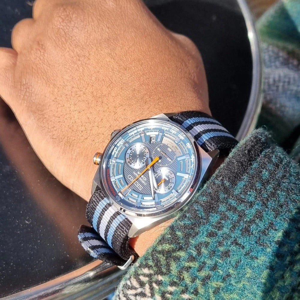 SSB409P1 Reloj Seiko de hombre correa de tela