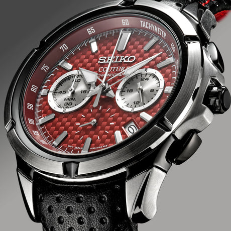 SSB435 Reloj Seiko Coutura de hommbre pulsera de metal 42 mm