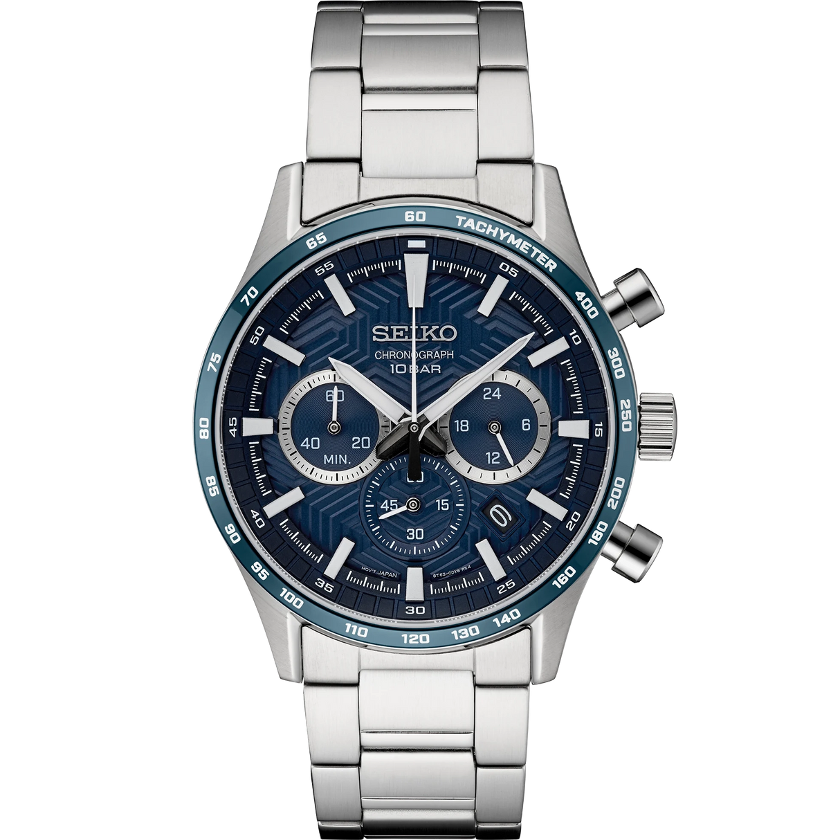 SSB445P1 Reloj Seiko para caballero correa de acero inoxidable