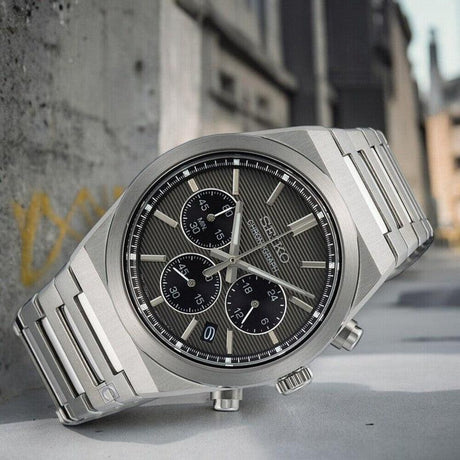 SSB455P1 Reloj Seiko Classic Chronograph de hombre pulsera de metal