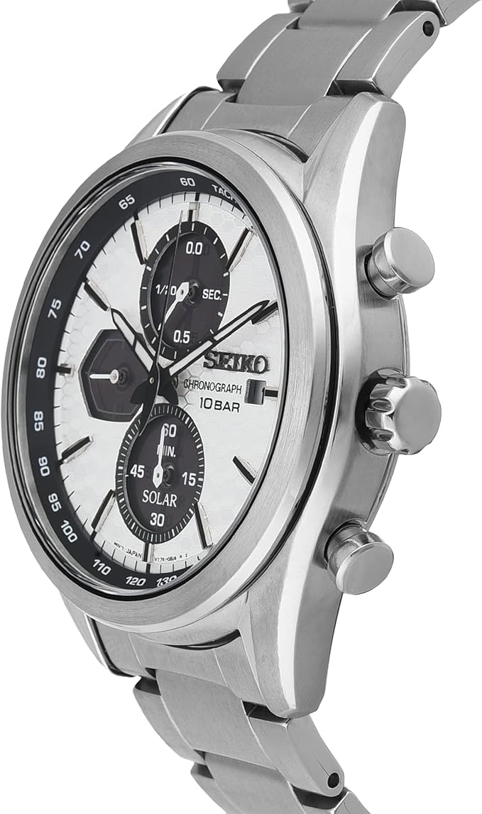 SSC769P1 Seiko Solar de caballero pulsera de metal