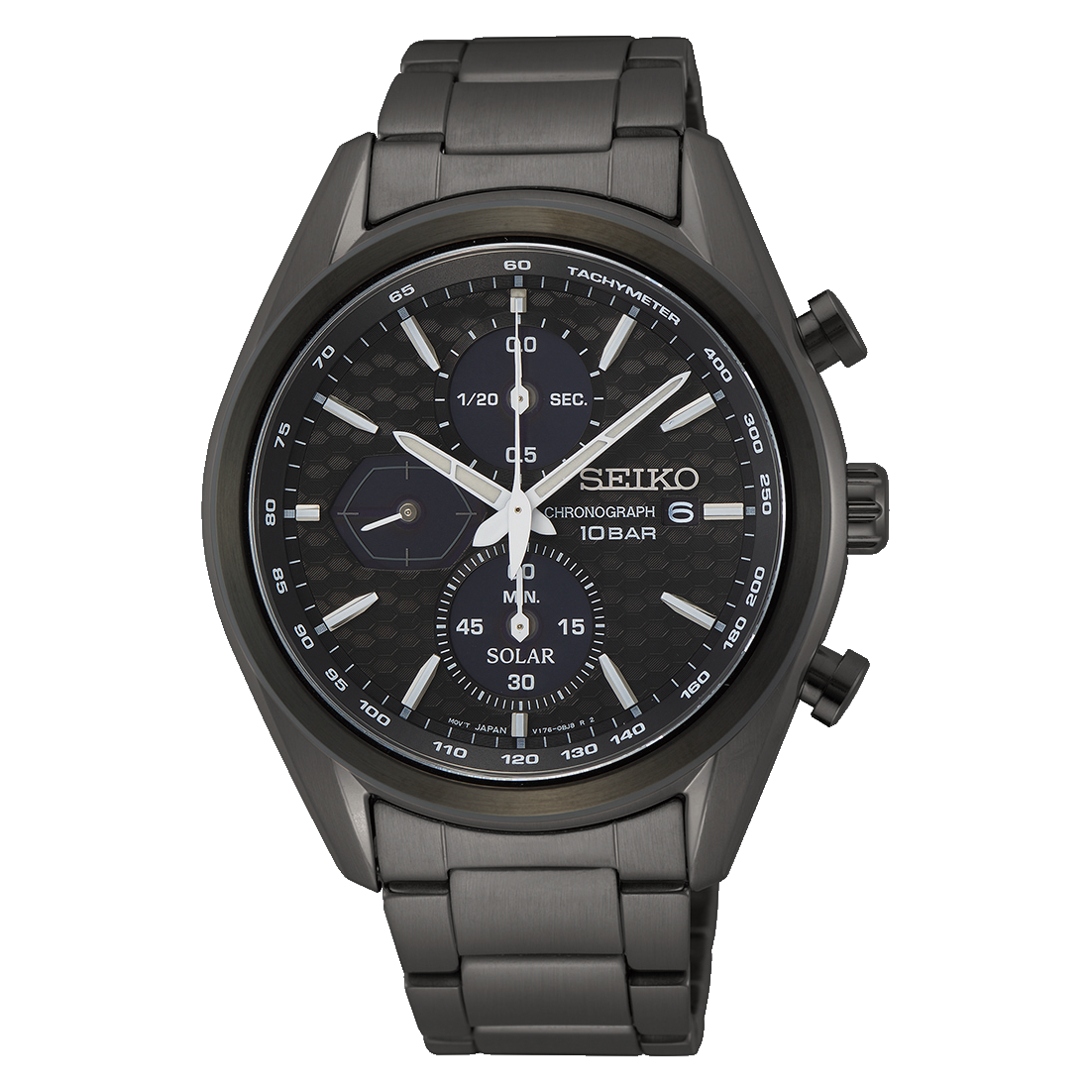 SSC773P1 Seiko Solar Reloj de caballero pulsera de metal 41 mm