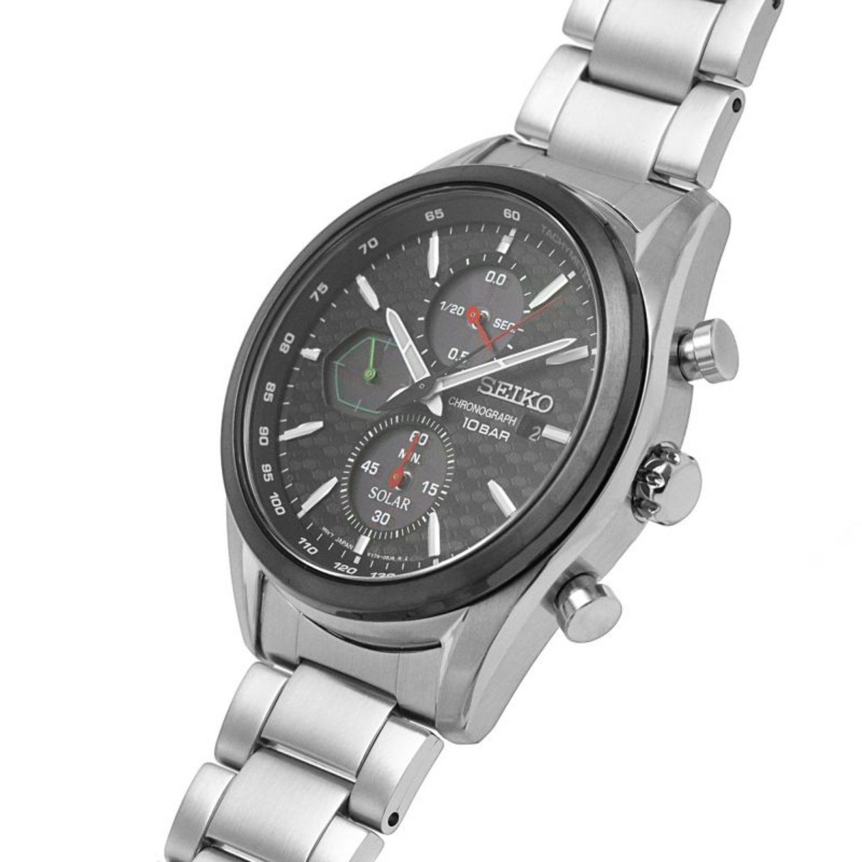 SSC803P1 Reloj Seiko Solar correa de metal
