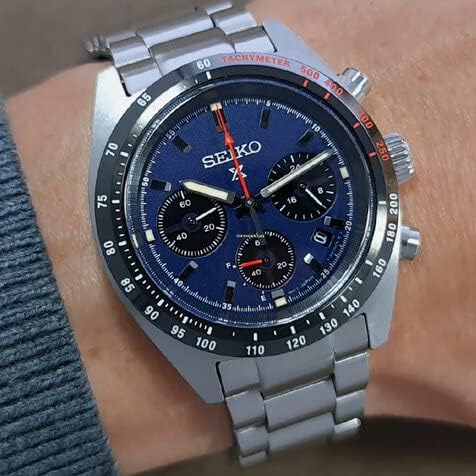 SSC815P1 Seiko Prospex Speedtimer Reloj de hombre pulsera de metal 39 mm