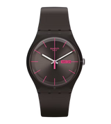 SUOC700 Reloj Swatch Brown Rebel unisex correa de resina
