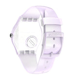 SUOK155 Reloj Swatch Pink Mist de dama correa de silicona