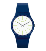 SUON127 Reloj Swatch Bluesounds unisex correa de caucho 41 mm