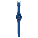 SUON142  Reloj Swatch Blue Sirup de hombre pulsera de caucho