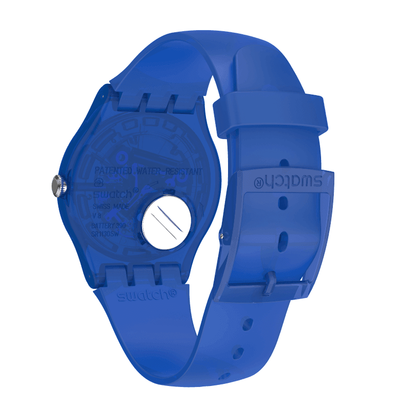 SUON142  Reloj Swatch Blue Sirup de hombre pulsera de caucho