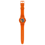 SUOO100 Swatch Orangish Lacquered unisex pulsera de resina