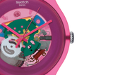 SUOP100 Reloj Swatch Pink Lacquered de dama pulsera de resina