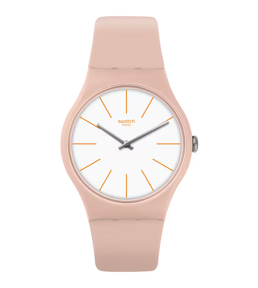 SUOT102 Reloj Swatch de dama pulsera de caucho