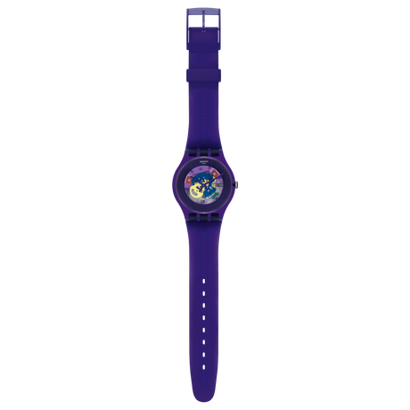 SUOV100 Reloj Swatch Purple unisex correa de resina