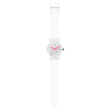 SUOW172 Swatch Snow Blur de dama pulsera de caucho