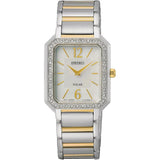 SUP466P1 Reloj Seiko Solar de dama pulsera de metal 25 mm